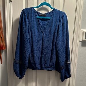 Lane Bryant Deep Blue Blouse